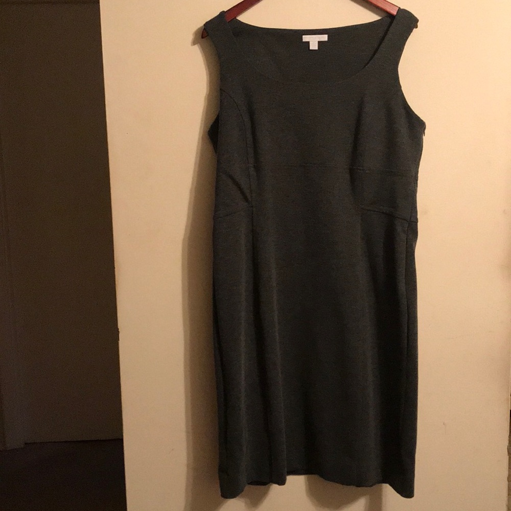 Dark Gray Knit Dress - New York & Co